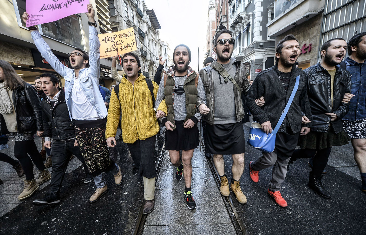 Men in Turkey are joining the fight against slut-shaming and misogyny. Men in Turkey are joining the fight against slut-shaming and misogyny.