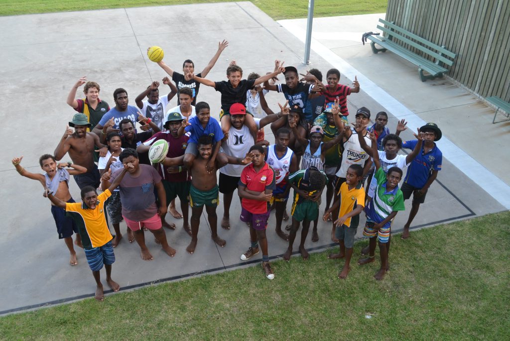 Students from St Brendan's College in Yeppoon have been helped by the St Mary's community in Maryborough. Students from St Brendan's College in Yeppoon have been helped by the St Mary's community in Maryborough.