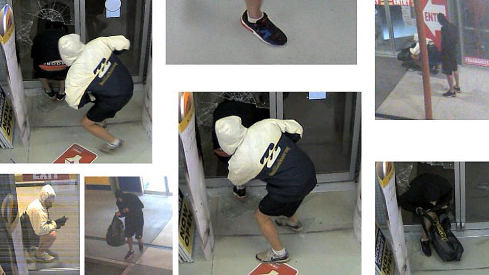 Police are requesting assistance to identify the people depicted in these CCTV images. Police are requesting assistance to identify the people depicted in these CCTV images.
