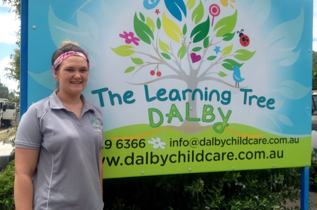 Alli Fox is firmly focused on a career in child care. Alli Fox is firmly focused on a career in child care.
