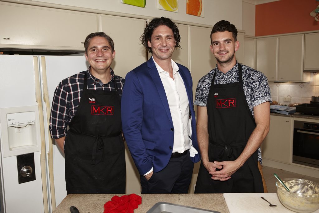Will and Steve with judge Colin Fassnidge. Will and Steve with judge Colin Fassnidge.