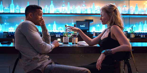 Will Smith and Margot Robbie star in the movie Focus. Will Smith and Margot Robbie star in the movie Focus.