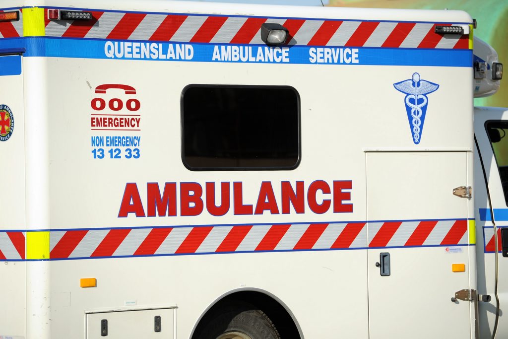 A motorcyclist was taken to hospital after a crash in Kingaroy this morning. A motorcyclist was taken to hospital after a crash in Kingaroy this morning.