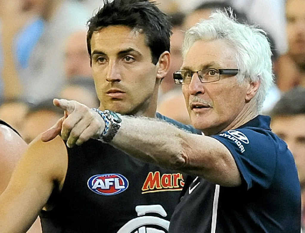 IN HAPPIER TIMES: Kane Lucas and Mick Ma IN HAPPIER TIMES: Kane Lucas and Mick Ma