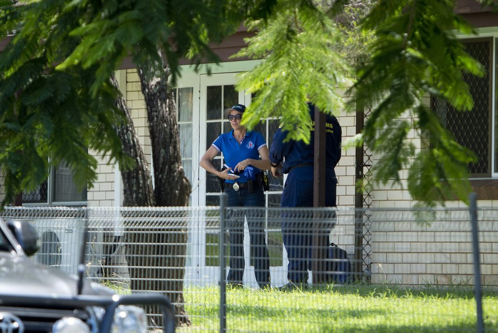 In a joint investigation Federal Police and Customs officers raid a property in New Auckland. In a joint investigation Federal Police and Customs officers raid a property in New Auckland.