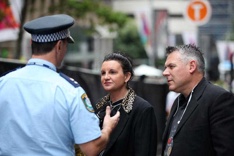 Australian senator Jacqui Lambie outside the Lindt Chocolate cafe at Martin Place in Sydney, Thursday, Dec. 18, 2014. Tens of thousands of Sydneysiders have paid tribute to the two victims of the Martin Place siege, barrister Katrina Dawson and cafe manager Tori Johnson. Australian senator Jacqui Lambie outside the Lindt Chocolate cafe at Martin Place in Sydney, Thursday, Dec. 18, 2014. Tens of thousands of Sydneysiders have paid tribute to the two victims of the Martin Place siege, barrister Katrina Dawson and cafe manager Tori Johnson.