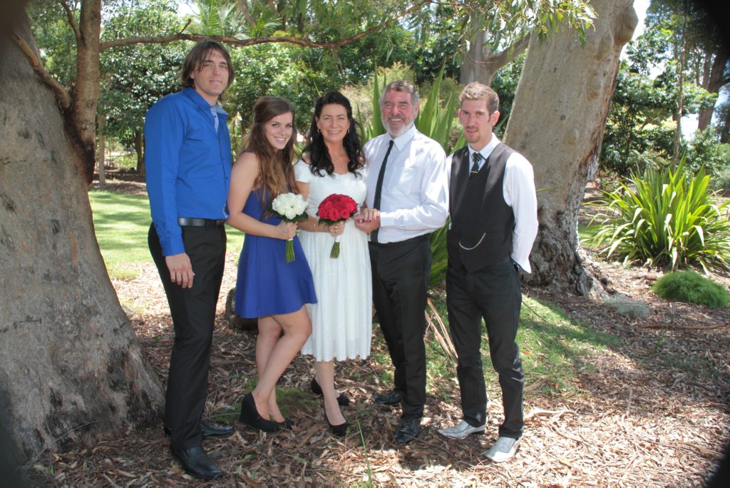 Anne Kerr and Dennis Payne with Nikolas Black, Taylor Kerr and Benjamin Kerr. Anne Kerr and Dennis Payne with Nikolas Black, Taylor Kerr and Benjamin Kerr.