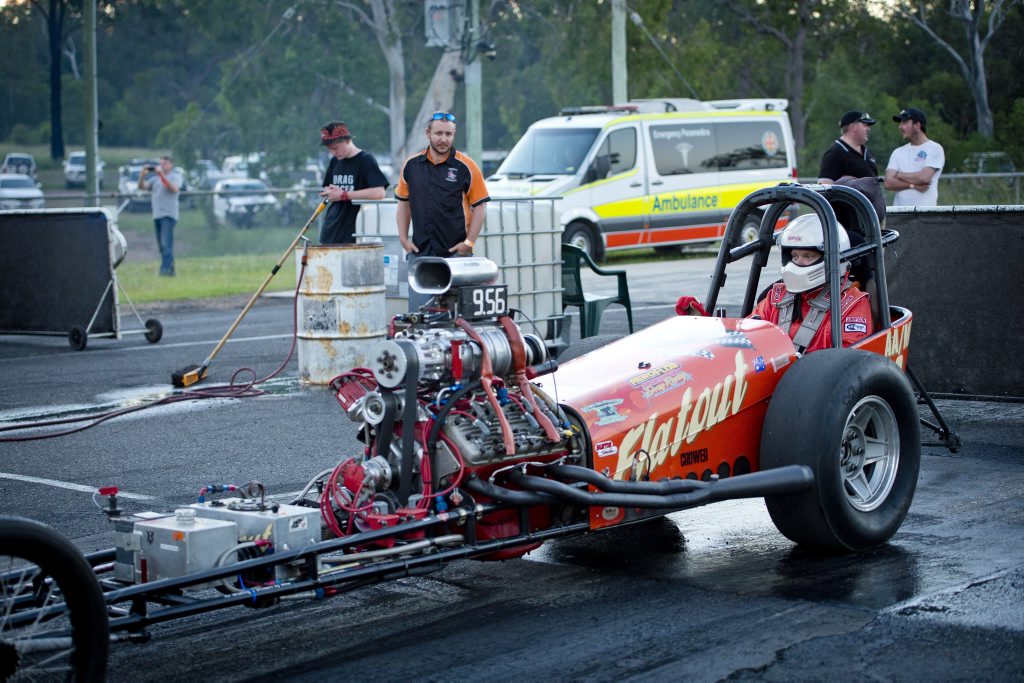 Hayden Kyte with his Ford Flathead. Hayden Kyte with his Ford Flathead.
