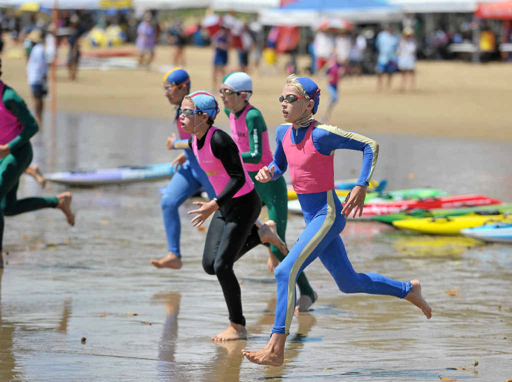 MAKING STRIDES: Lachlan Blake competes in the Wide Bay Capricorn Branch Championships at Tannum Sands Beach on Sunday. MAKING STRIDES: Lachlan Blake competes in the Wide Bay Capricorn Branch Championships at Tannum Sands Beach on Sunday.