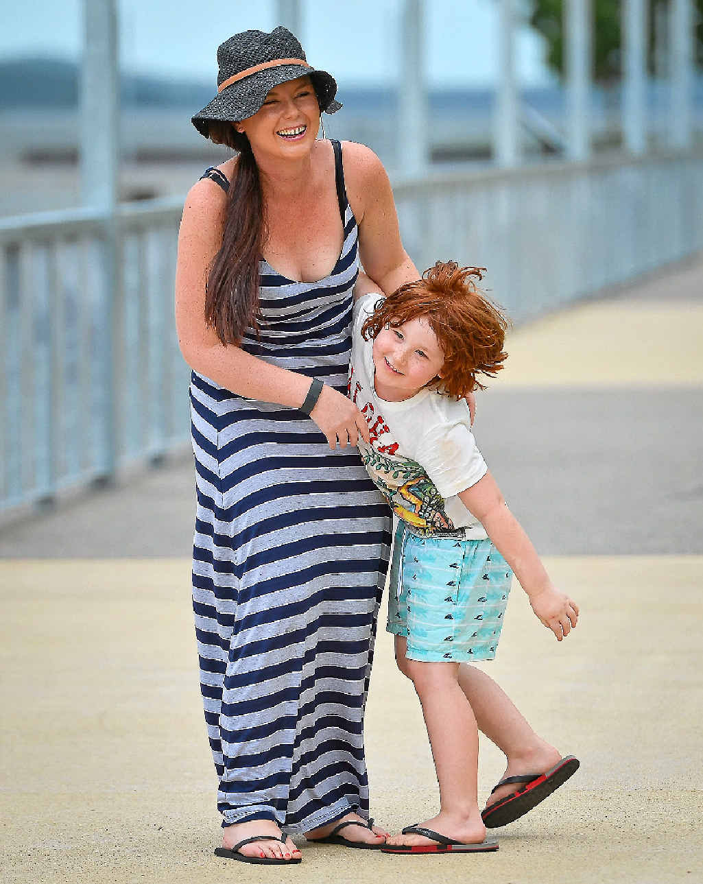LOVES OUTDOORS: Rebecca Webb and son Memphis, 6, love going to East Shores for some fresh air. LOVES OUTDOORS: Rebecca Webb and son Memphis, 6, love going to East Shores for some fresh air.