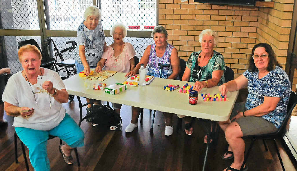 Enjoying a game of hoy at the Gladstone Senior Citizens Centre are (from left) Faye Peterson, Janet Domoney, Doreen McKeon, Betty Rodgers, Joann Green and Faye Ferry. Enjoying a game of hoy at the Gladstone Senior Citizens Centre are (from left) Faye Peterson, Janet Domoney, Doreen McKeon, Betty Rodgers, Joann Green and Faye Ferry.