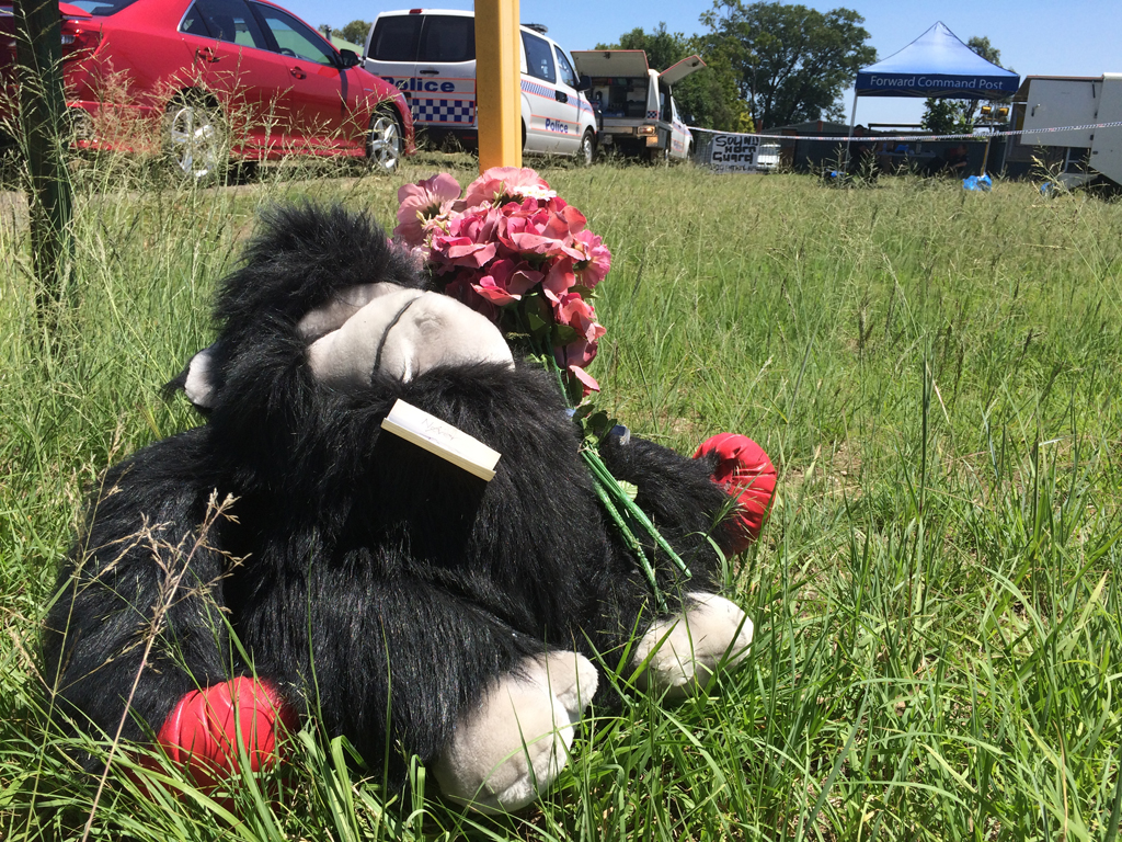 A stuffed gorilla left outside the home where seven-year-old Jackson, his mum and grandfather were found dead. A stuffed gorilla left outside the home where seven-year-old Jackson, his mum and grandfather were found dead.