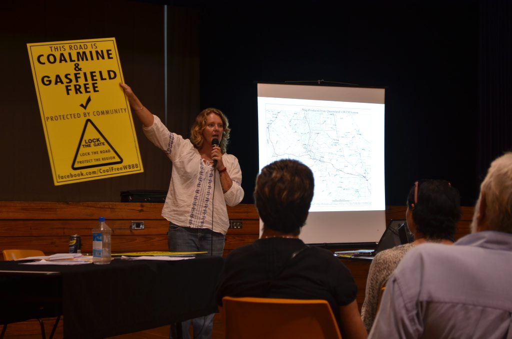 Coal Free Wide Bay Burnett spokeswoman Vicki Perrin said residents of Baffle Creek were alarmed to hear of exploration permits being sought in the Baffle Creek catchment by Blackall Oil. Coal Free Wide Bay Burnett spokeswoman Vicki Perrin said residents of Baffle Creek were alarmed to hear of exploration permits being sought in the Baffle Creek catchment by Blackall Oil.