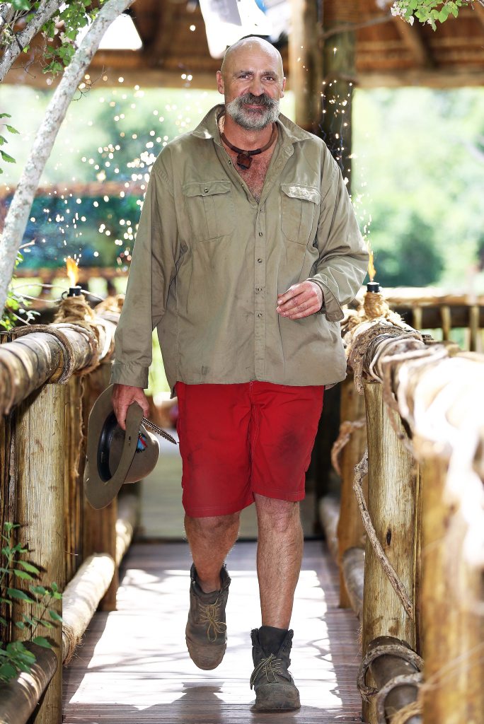 Merv Hughes pictured after his elimination from I'm A Celebrity... Get Me Out of Here! Merv Hughes pictured after his elimination from I'm A Celebrity... Get Me Out of Here!