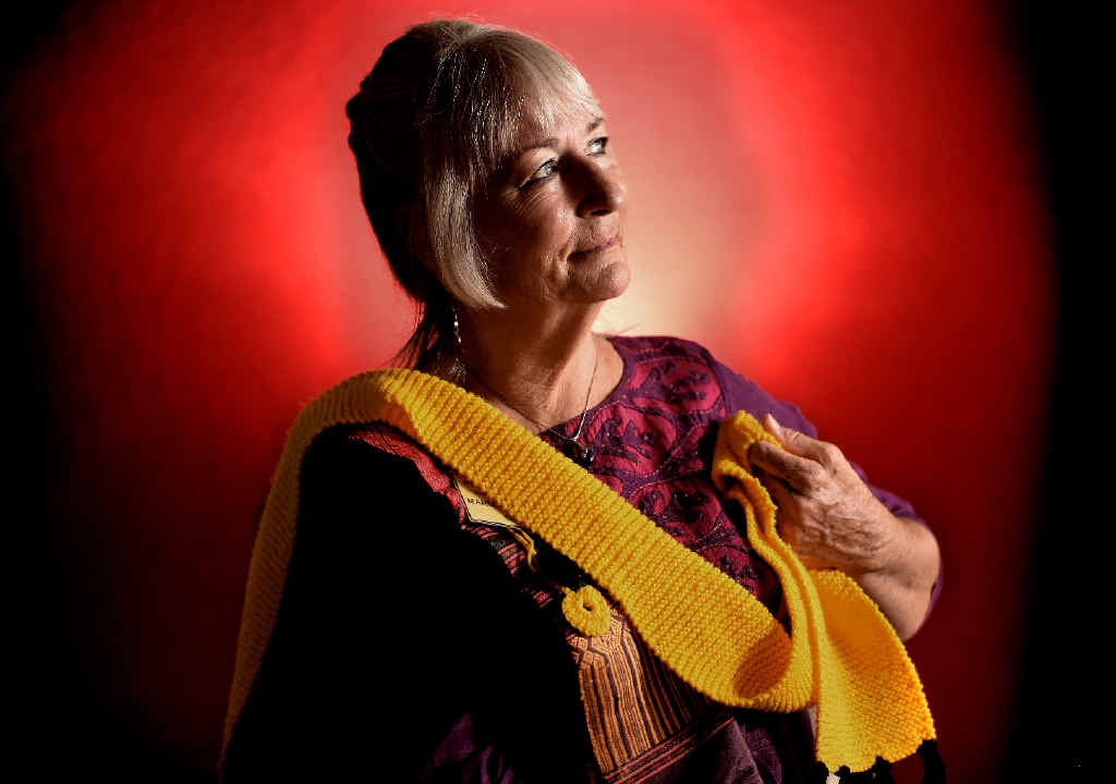 KEEN TO SHARE: Environmental expert Dr Marian Lloyd-Smith at the Knitting Nannas conference. KEEN TO SHARE: Environmental expert Dr Marian Lloyd-Smith at the Knitting Nannas conference.