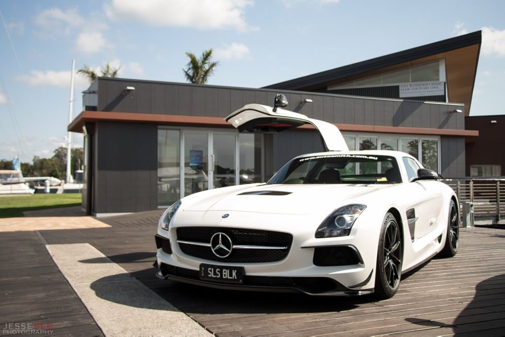 The 2013 model Mercedes-Benz SLS Black Series. The 2013 model Mercedes-Benz SLS Black Series.