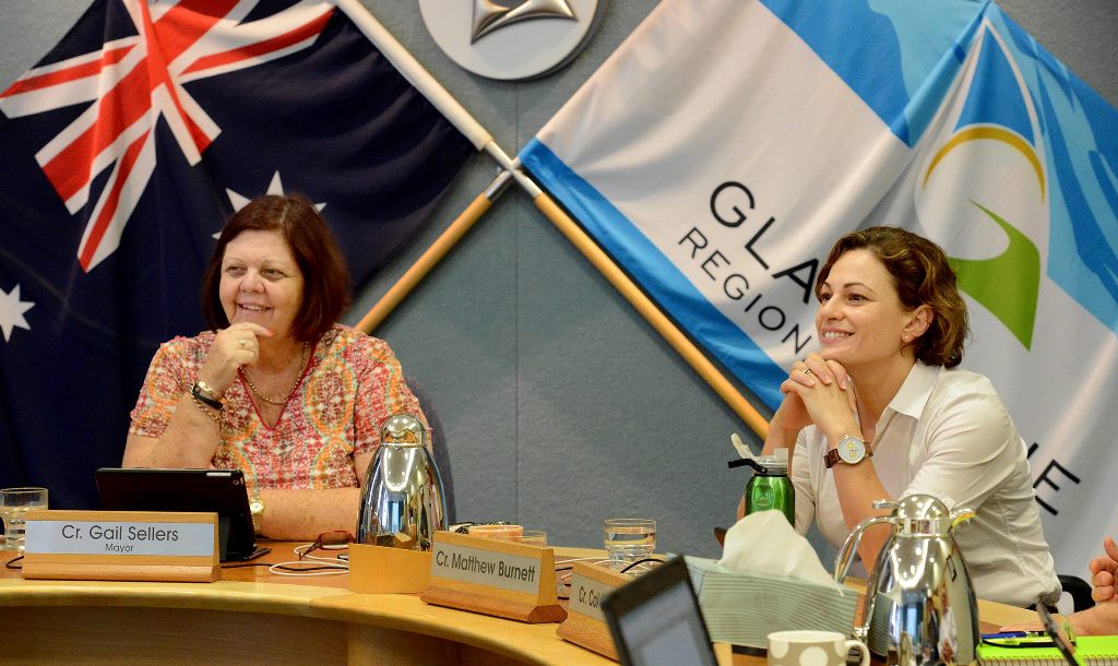Gladstone mayor Gail Sellers (left) with deputy premier Jackie Trad. Gladstone mayor Gail Sellers (left) with deputy premier Jackie Trad.