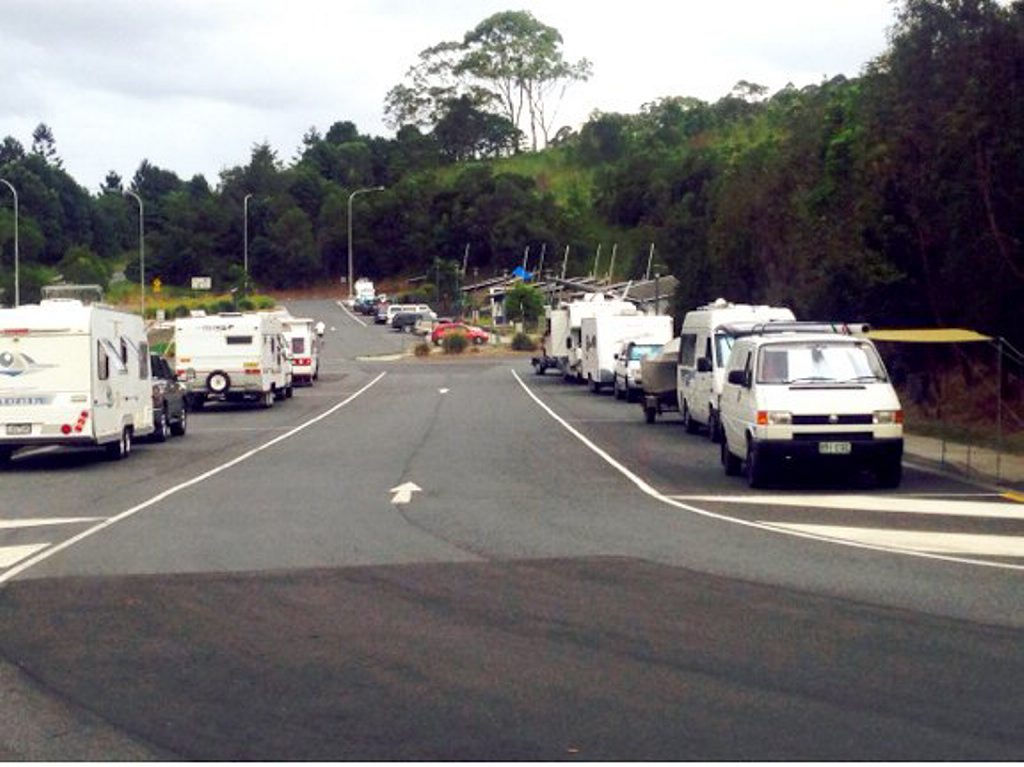 Truck drivers are finding it hard to get a parking spot. Photo Contributed Truck drivers are finding it hard to get a parking spot. Photo Contributed