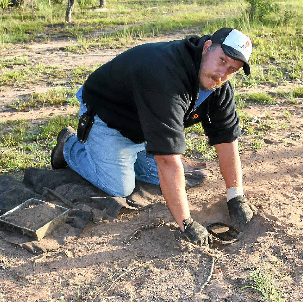 UNWELCOME PEST: Trent Hogan has warned wild dogs are becoming an increasing problem in the region after getting attacked while setting traps last week. UNWELCOME PEST: Trent Hogan has warned wild dogs are becoming an increasing problem in the region after getting attacked while setting traps last week.