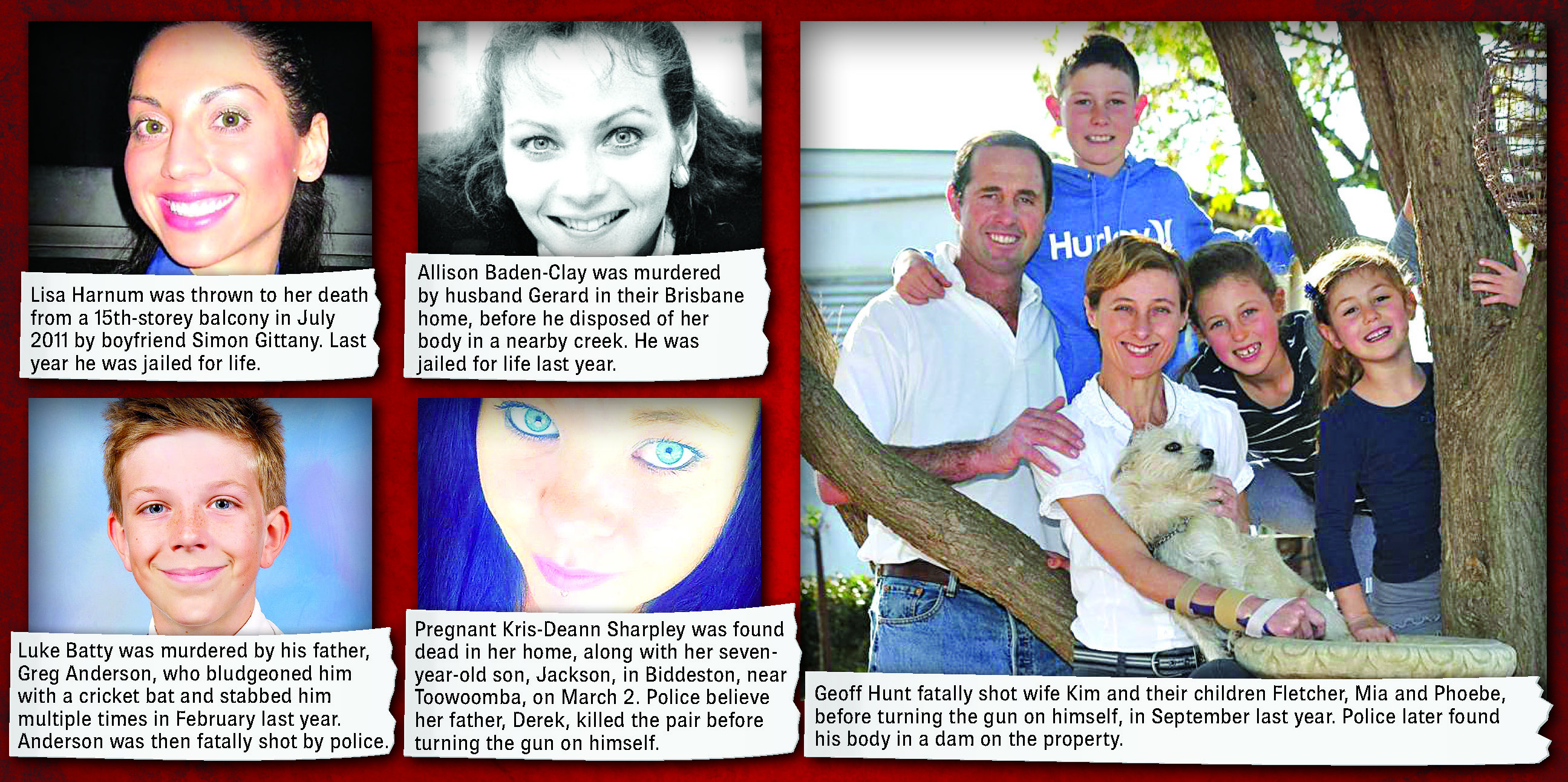 Just some of the people who have been murdered since the start of 2015. Just some of the people who have been murdered since the start of 2015.