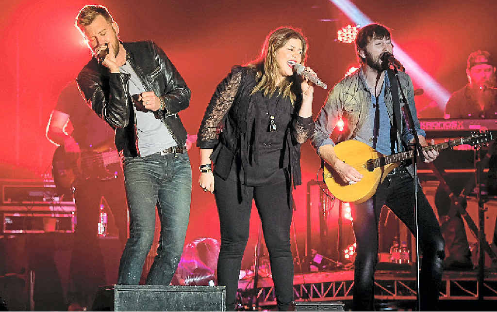 WHOLE LOTTA COUNTRY: Lady Antebellum played to an enthusiastic crowd at CMC Rocks. WHOLE LOTTA COUNTRY: Lady Antebellum played to an enthusiastic crowd at CMC Rocks.