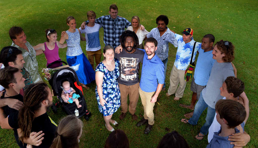 Jimmy Kaluat and Noah and Sarah Prisk have family in Vanuatu. Jimmy Kaluat and Noah and Sarah Prisk have family in Vanuatu.