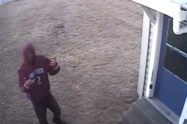 Burglar captured on video after targeting the same place for the fifth time Burglar captured on video after targeting the same place for the fifth time