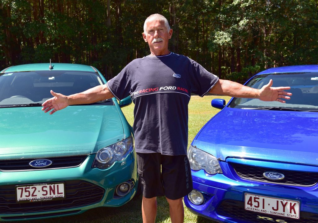 Peter Goesch is happy to show off his weight loss success after losing 74kg in under 12 months. Peter Goesch is happy to show off his weight loss success after losing 74kg in under 12 months.