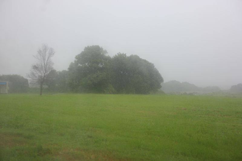 Tarja Kelly shared this image of the deluge at Lennox Head on Sunday, March 22, 2015. She says she measured 42mm of rain in 30 minutes. Tarja Kelly shared this image of the deluge at Lennox Head on Sunday, March 22, 2015. She says she measured 42mm of rain in 30 minutes.
