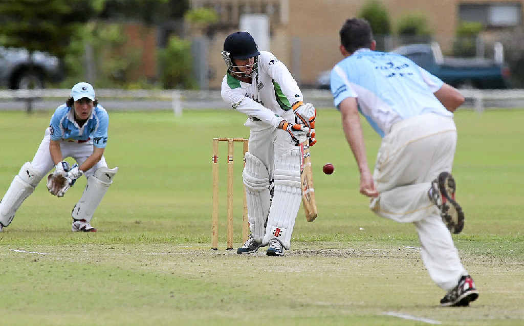 SEMI SERIOUS: Daniel Emms batting for Lennox Head yesterday during the Hooker League semi-final against Ballina Bears at Kingsford Smith Park, Ballina. Bears won to advance to the final against Cudgen next weekend. SEMI SERIOUS: Daniel Emms batting for Lennox Head yesterday during the Hooker League semi-final against Ballina Bears at Kingsford Smith Park, Ballina. Bears won to advance to the final against Cudgen next weekend.