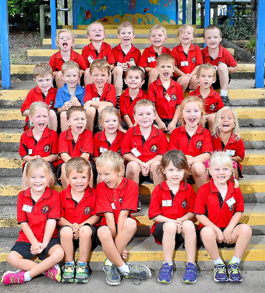Prep students from Boyne Island State School are among those who will feature in The Observer's My First Year liftout on Wednesday. Prep students from Boyne Island State School are among those who will feature in The Observer's My First Year liftout on Wednesday.