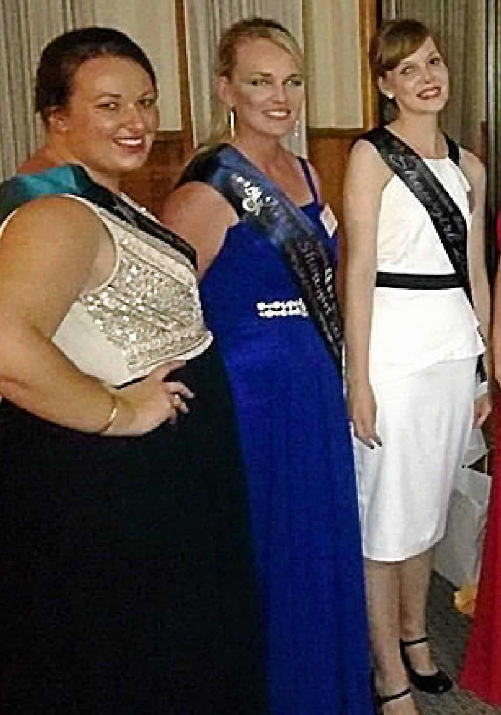 BEST IN SHOW: Emma (left) and fellow contestants.