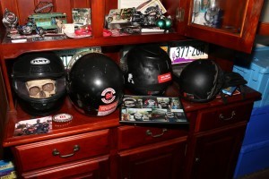 Hell's Angels paraphernalia found in one of the men's home. Source: Queensland Police Service Hell's Angels paraphernalia found in one of the men's home. Source: Queensland Police Service