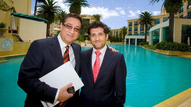 Property developer Soheil Abedian (left), chairman of Sunland, runs the company with his son, Sahba Abedian Property developer Soheil Abedian (left), chairman of Sunland, runs the company with his son, Sahba Abedian
