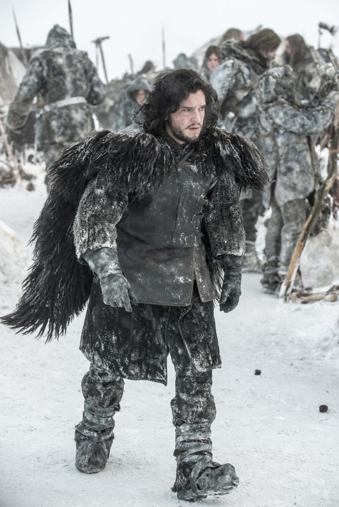 Jon Snow with the Wildlings. Jon Snow with the Wildlings.