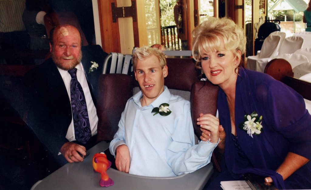 Julian Klass with his parents Lester and Marie. Julian Klass with his parents Lester and Marie.