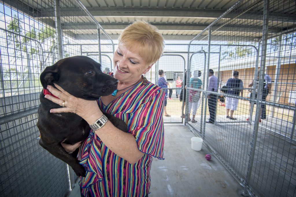 Friends of the RSPCA president Judy Whicker was delighted to officially open the new kennels at the RSPCA Pet Adoption Centre. Friends of the RSPCA president Judy Whicker was delighted to officially open the new kennels at the RSPCA Pet Adoption Centre.