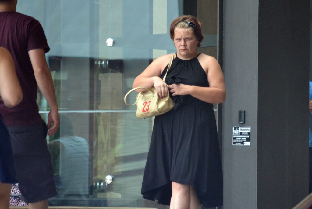 REMORSEFUL: Lisa Mary Dodds leaves the Ipswich Courthouse. REMORSEFUL: Lisa Mary Dodds leaves the Ipswich Courthouse.