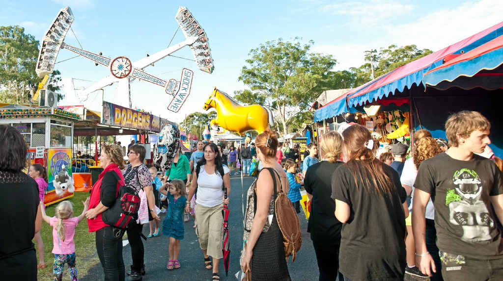 SIDESHOW ALLEY: The side show at last year’s Coffs Harbour Agricultural Centenary Show. Photo: Rob Wright SIDESHOW ALLEY: The side show at last year’s Coffs Harbour Agricultural Centenary Show. Photo: Rob Wright