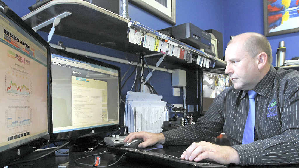 DON’T OPEN: Bruce Kerr has received many calls over the years about scams, but said the latest one is spreading rapidly. DON’T OPEN: Bruce Kerr has received many calls over the years about scams, but said the latest one is spreading rapidly.