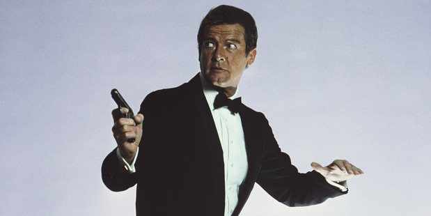 Sir Roger Moore as James Bond Sir Roger Moore as James Bond
