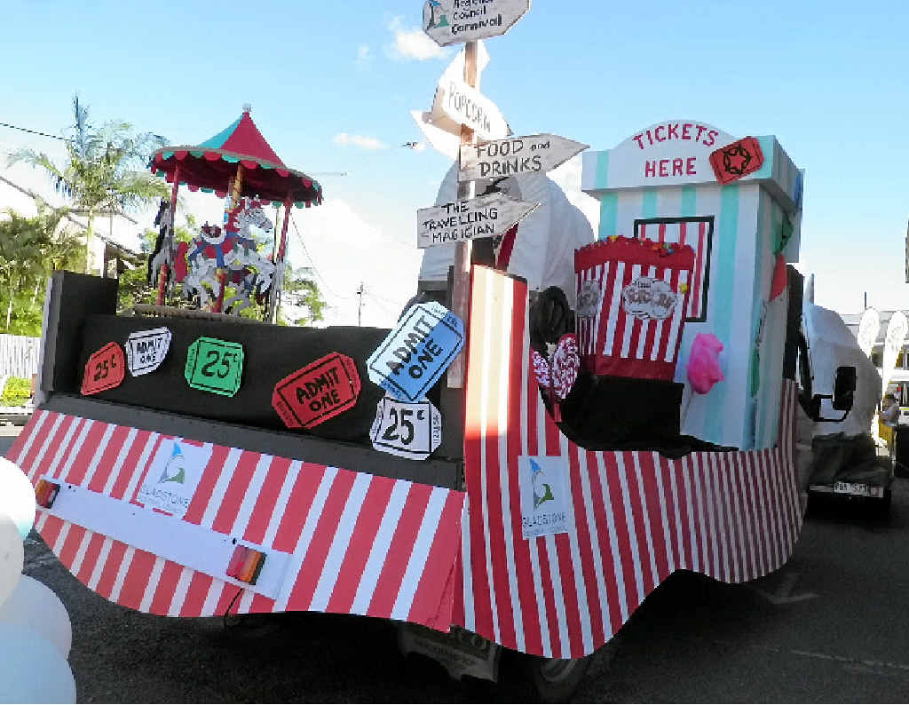 CREATIVE VISION: Last year’s council float was designed by local artist Amanda McRae.