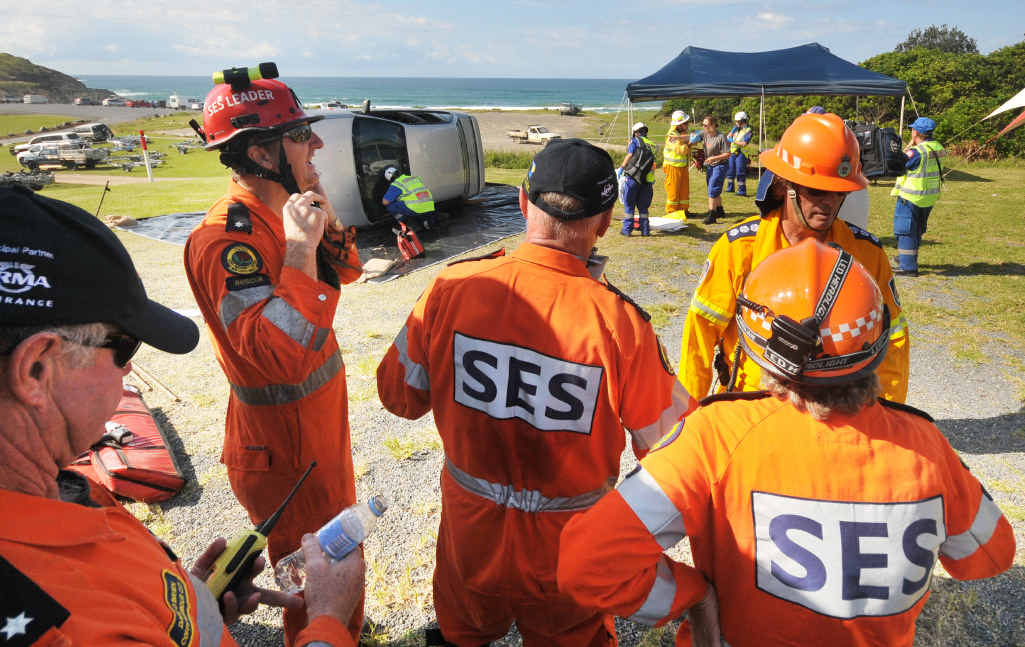 XTREME SCENES: Emergency services personnel demonstrate their response skills to major emergencies in Coffs Harbour. XTREME SCENES: Emergency services personnel demonstrate their response skills to major emergencies in Coffs Harbour.
