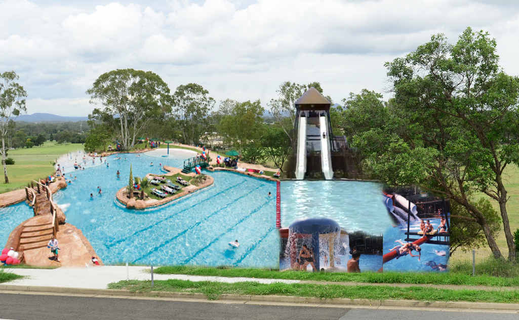 WET DREAM: An artist’s impression of the revived Amazons water park at the former Bremer High School site. WET DREAM: An artist’s impression of the revived Amazons water park at the former Bremer High School site.