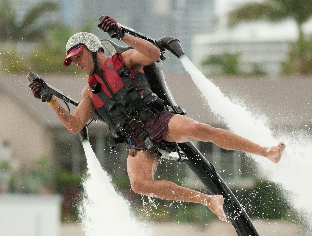 Australian-based firm 1800Jetpack.com will bring its stunt team to Gladstone for the first time, with shows on Saturday and Sunday.
