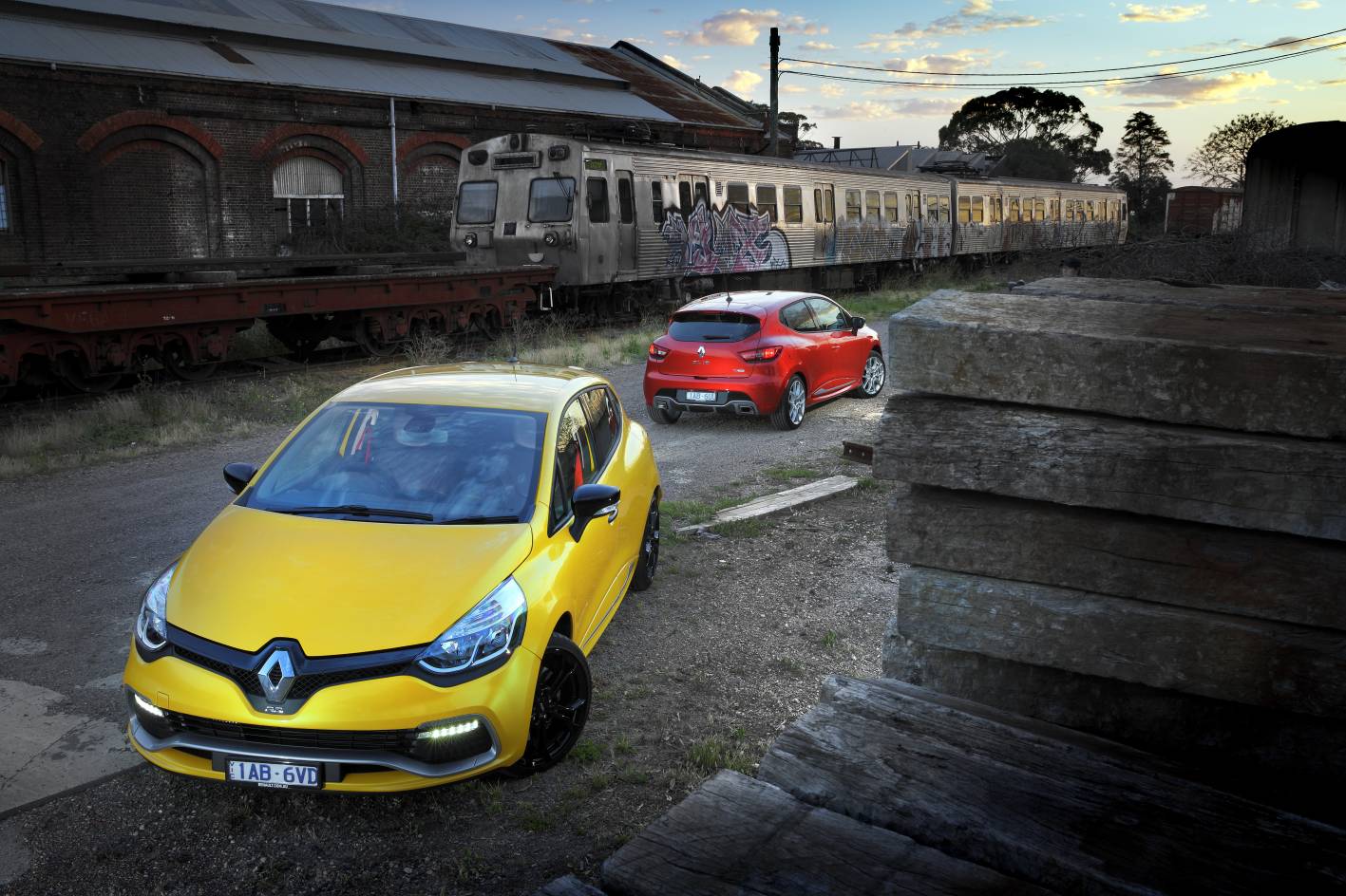 The Renault Clio RS. The Renault Clio RS.