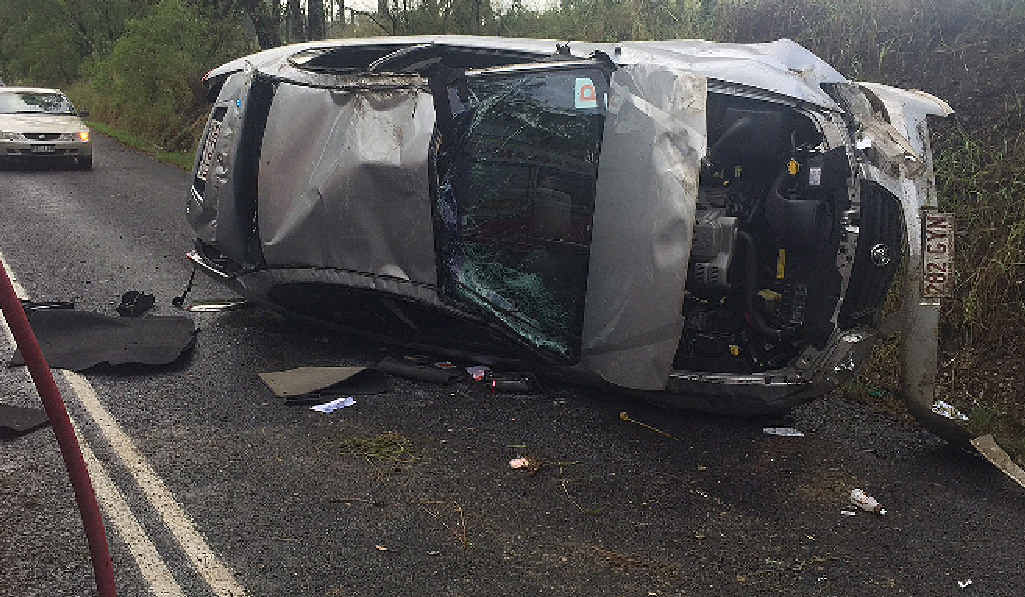 ACCIDENT: A single vehicle rollover on Randwick Rd involved a woman and young child on Thursday. ACCIDENT: A single vehicle rollover on Randwick Rd involved a woman and young child on Thursday.
