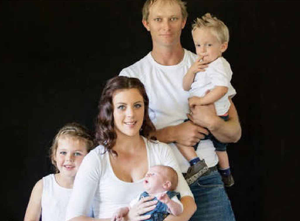 UNITED: Hunter with his family, who is trying hard to give him a normal life. UNITED: Hunter with his family, who is trying hard to give him a normal life.