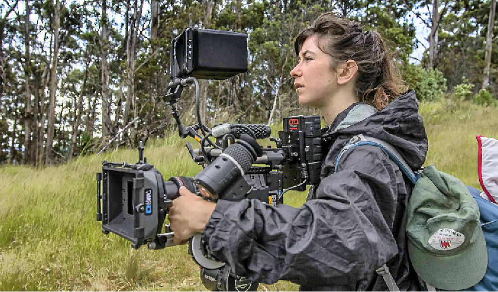 ACTION: Knockrow filmmaker Marli Lopez-Hope filming for her latest documentary on Victoria’s Toolangi State Forest. ACTION: Knockrow filmmaker Marli Lopez-Hope filming for her latest documentary on Victoria’s Toolangi State Forest.