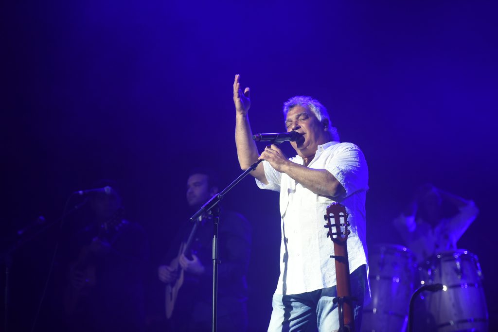 The Gypsy Kings performa the Crossroads tent at the 2015 Byron Bay Bluesfest in Tyagarah. Photo Marc Stapelberg / The Northern Star The Gypsy Kings performa the Crossroads tent at the 2015 Byron Bay Bluesfest in Tyagarah. Photo Marc Stapelberg / The Northern Star